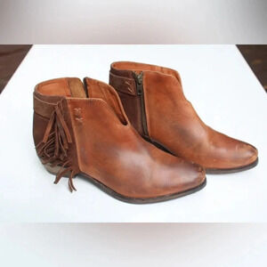 Diba true fringe ankle boots